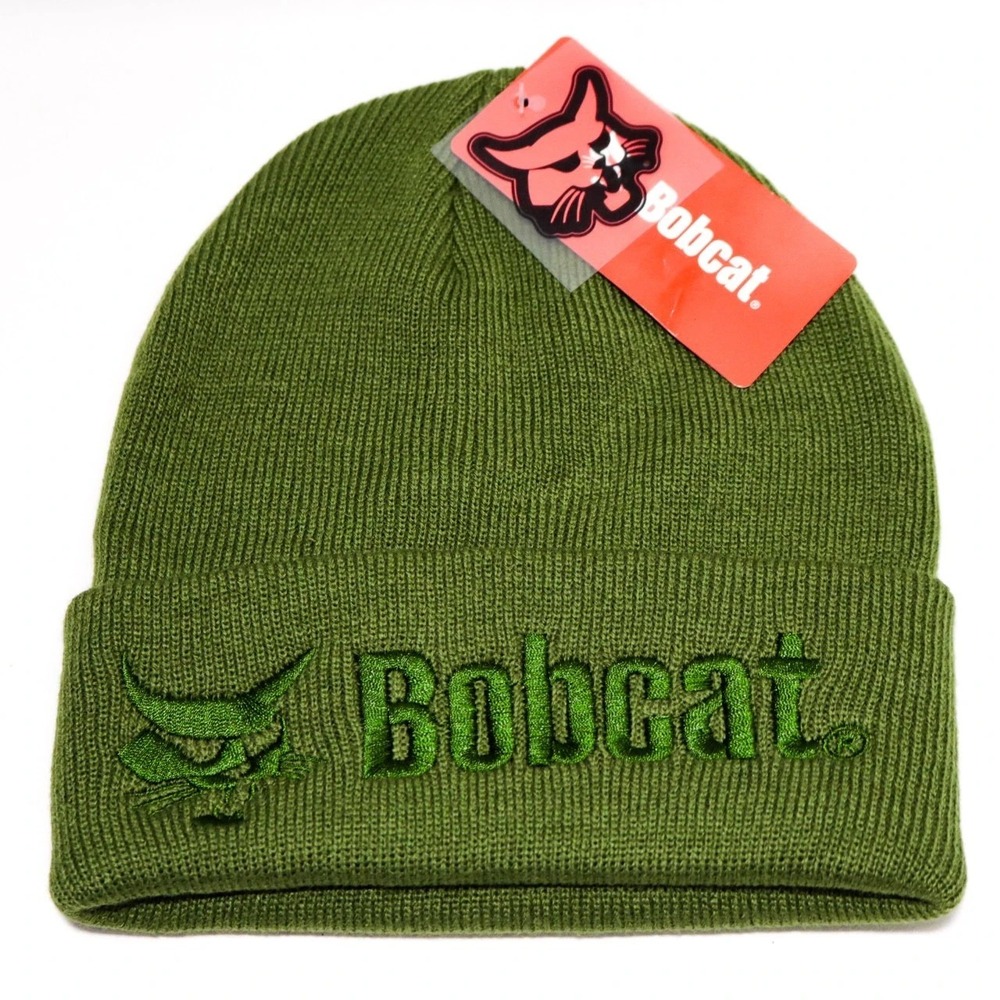 Bobcat Beanie Hat Embroidered Logo Unisex Knit Cap Men Women One Size‎ NWT New